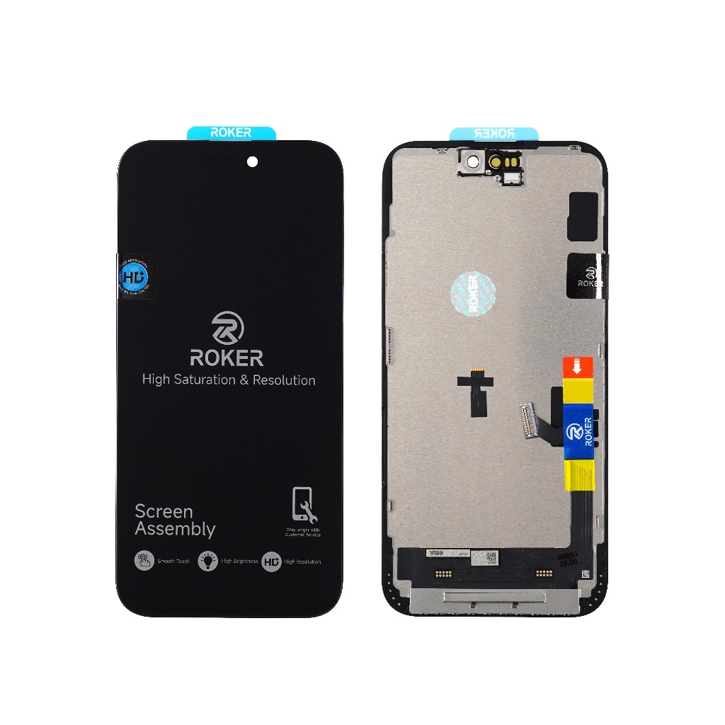 ROKER DIAMOND LCD TOUCHSCREEN IP 15 PLUS HD (MOVE IC)