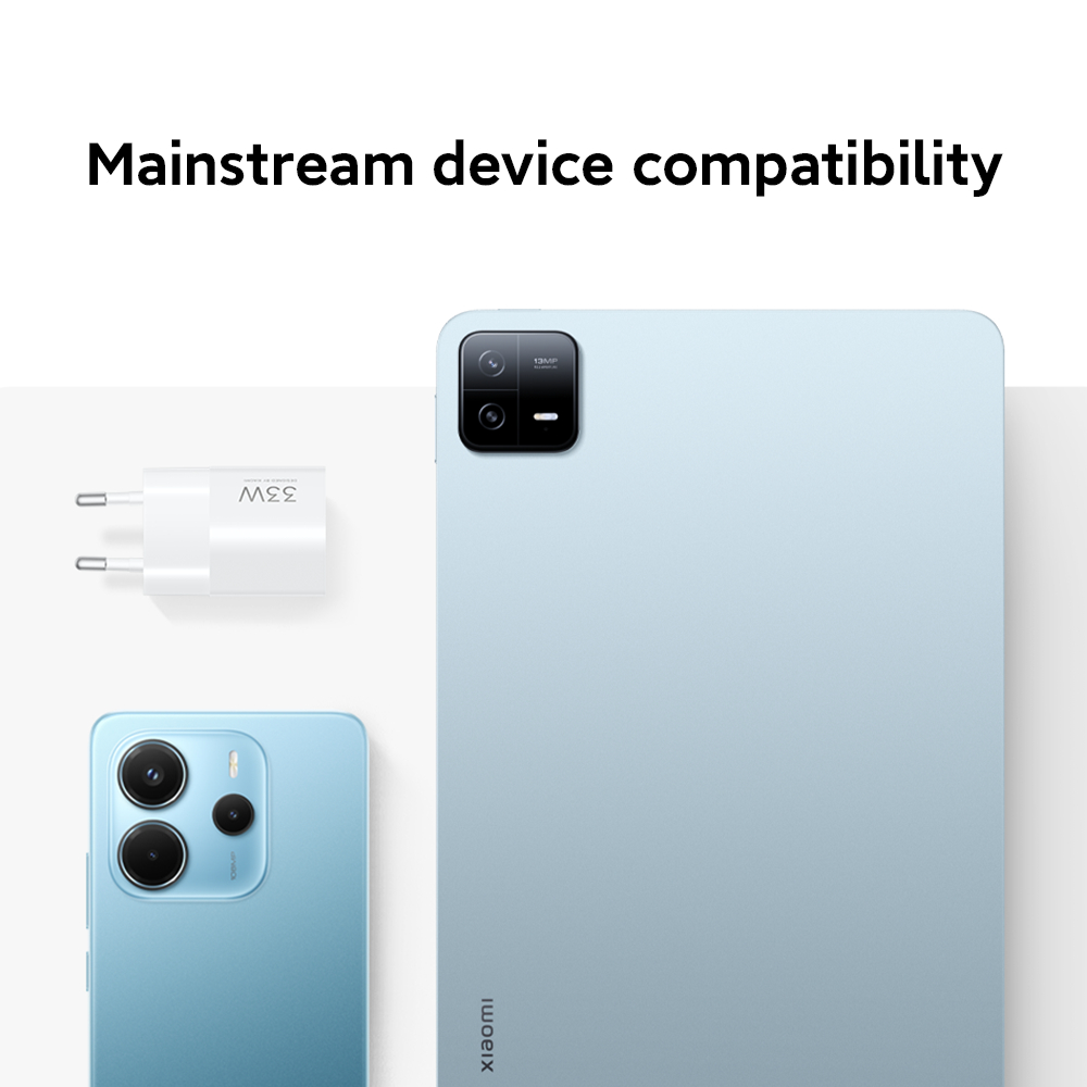 Xiaomi 33W Nano Power Adapter (USB-C) / 33W GaN fast charging / Mainstream device compatibility / Compact and stylish design [Official Store] - Gambar 4