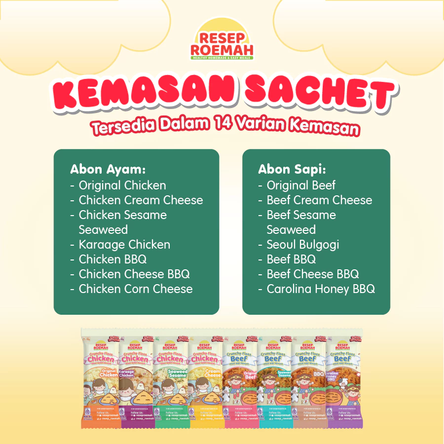 Resep Roemah Abon Anak Crunchy / Abon Ayam Sapi Ikan / BB Booster Beef Chicken Fish Floss / Halal MPASI No MSG - Gambar 3