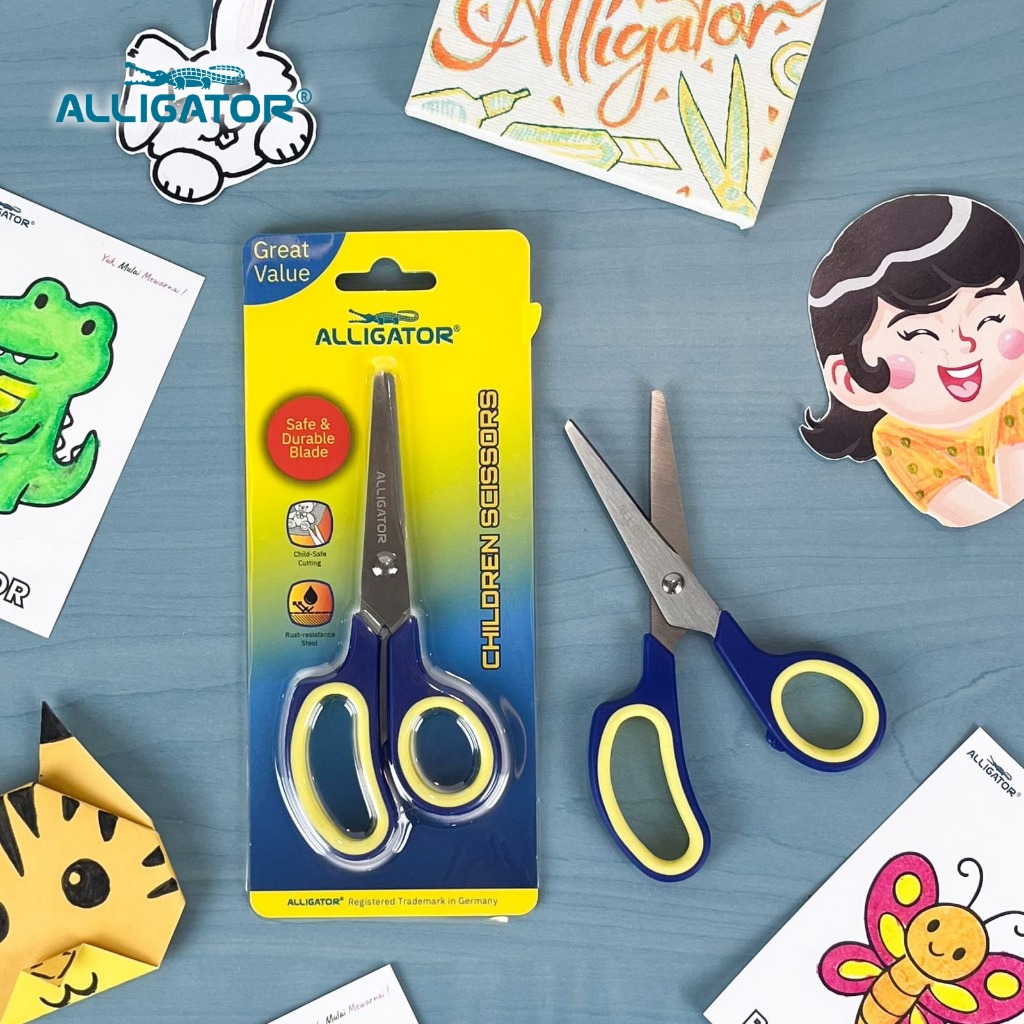 Alligator Children Scissors Gunting Anak - Gambar 3