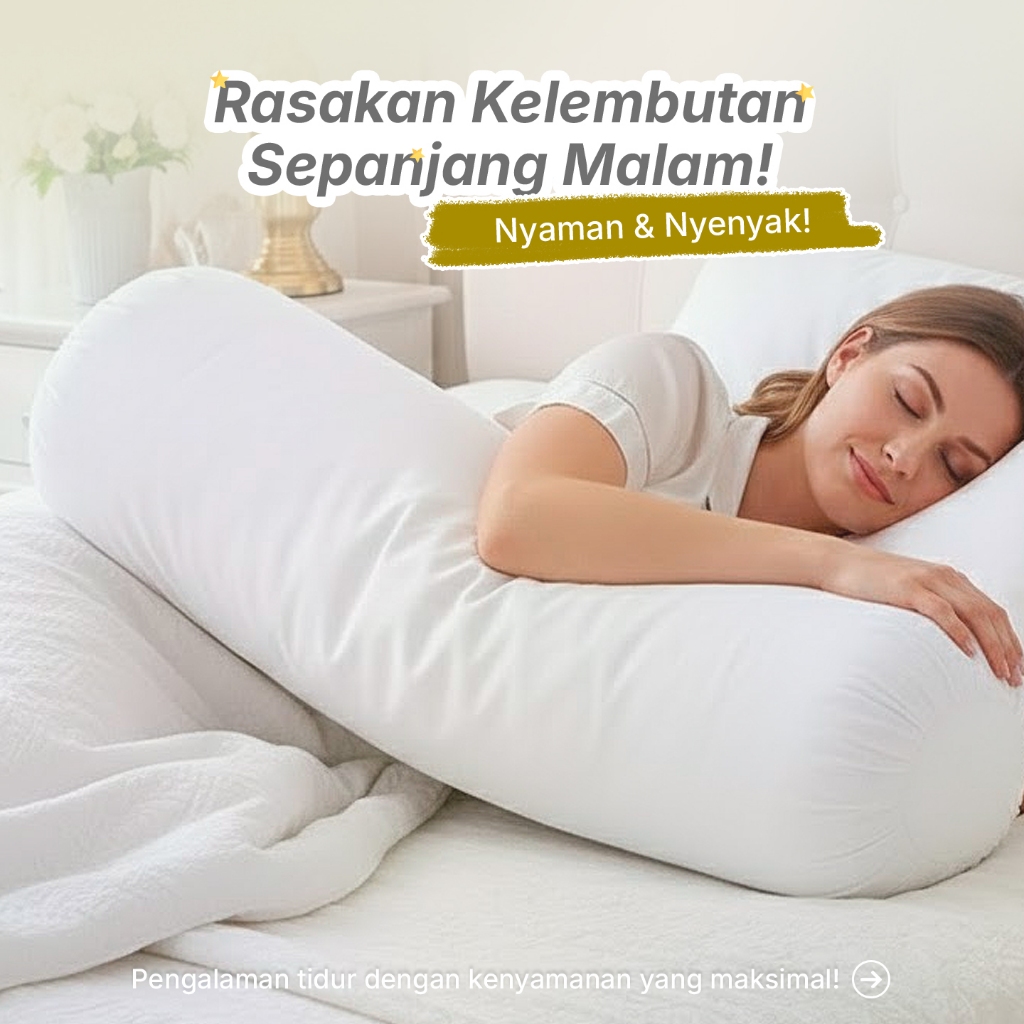 Bantal & Guling Tidur Silicone - Gambar 3