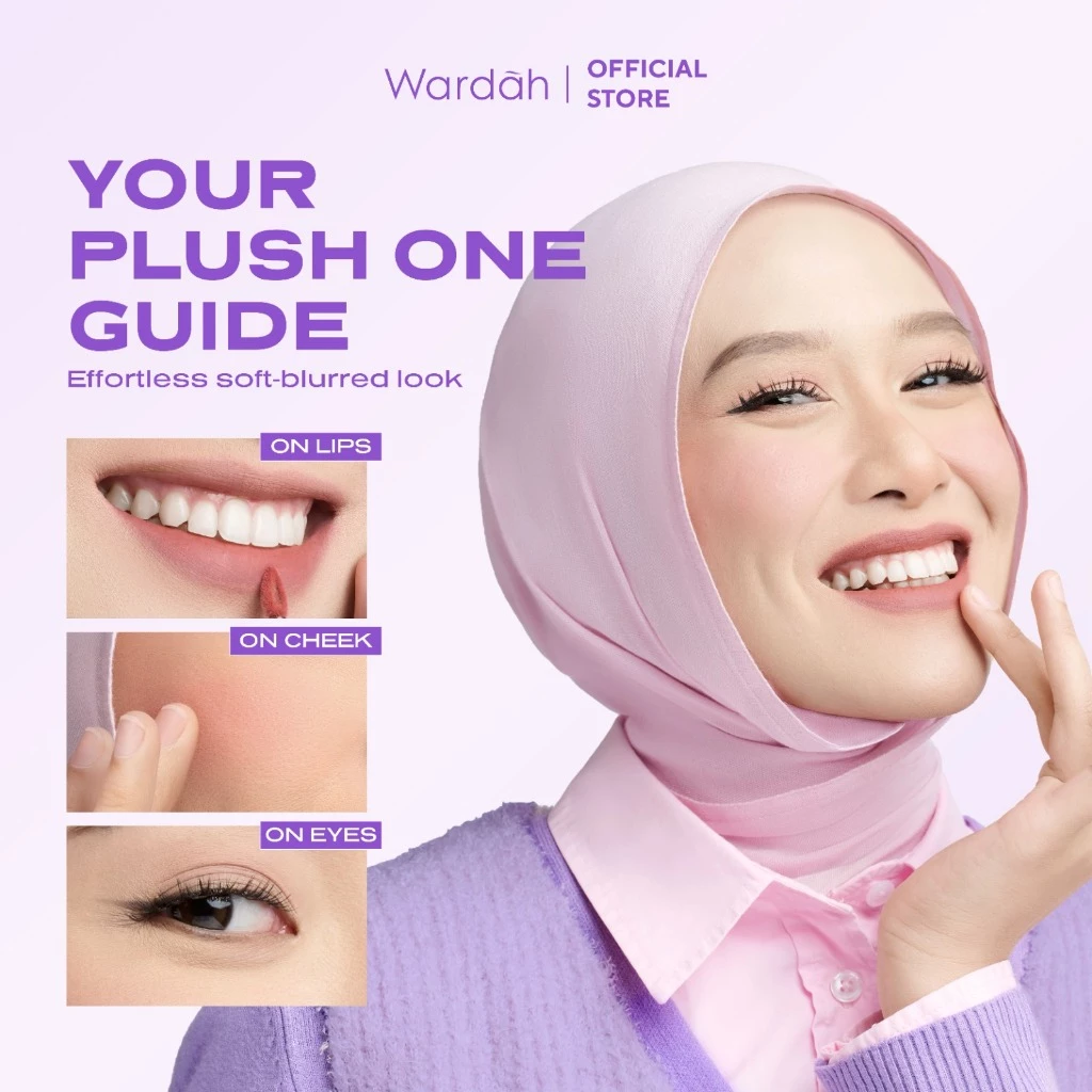 NEW! WARDAH Blur-Ink Lip Plush Lip Tint Matte - Korean Makeup Healthy Matte Finish - Velvet Lip - 8H Longlasting - High Coverage - Non-drying Lipstick Lip gloss Lipstik Liptin Lip Cream Lipcream Lip Stain - Vegan - Cruelty Free - Makeup - Gambar 2
