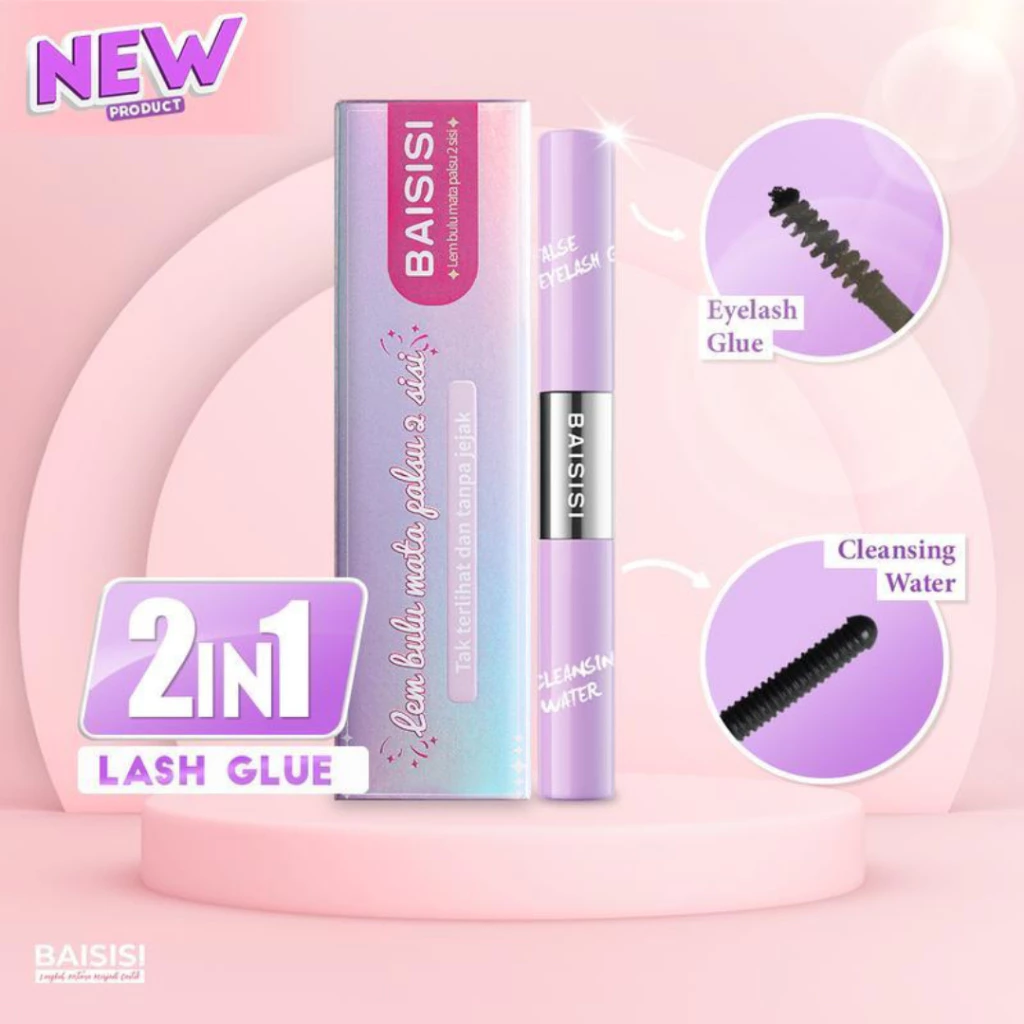 BAISISI 2in1 Lash Glue Bond and Remover Bulu mata Eyelash Extension / Distributor Cream Ori - Gambar 3