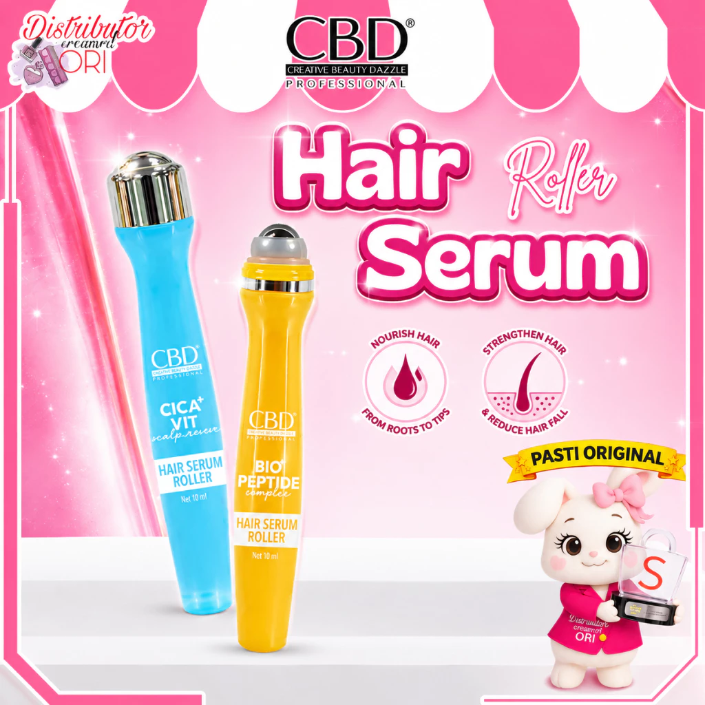 CBD Hair Serum Roller All Series Prawatan Untuk Rambut Anti Rontok / Distributor Cream Ori