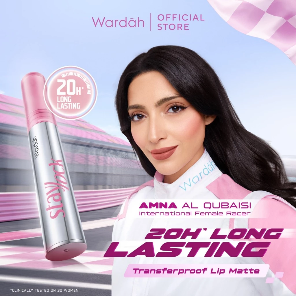 NEW! Wardah Staylock Lip Matte: 20H+ Long lasting Lip Cream, Real Life Approved!-Lip Matte Ringan Nyaman Smooth Long Lasting Foodproof Waterproof Matte Lipstick Lipcream Make Up Lip cream Intense Transferproof dan Tahan Lama Hingga 20 jam* - Makeup
