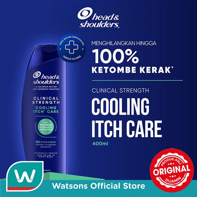 Head & Shoulders Clinical Strength Shampoo Cooling Itch Care 400ml