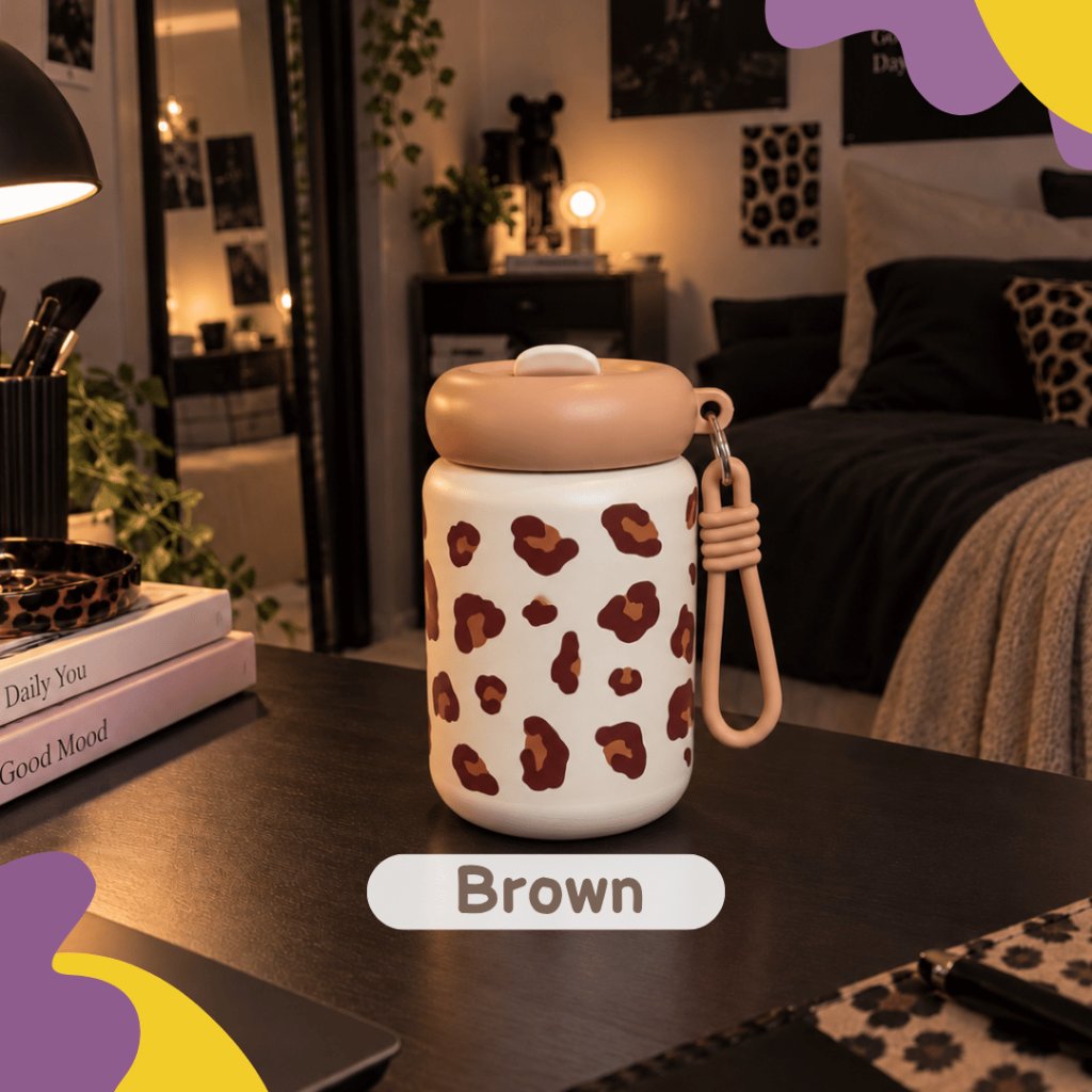 Tumbler Leopop Genz Stainless Steel 316 Botol MinumAesthetic Dengan Sedotan Reusable Food Grade Tahan dingin foto 4