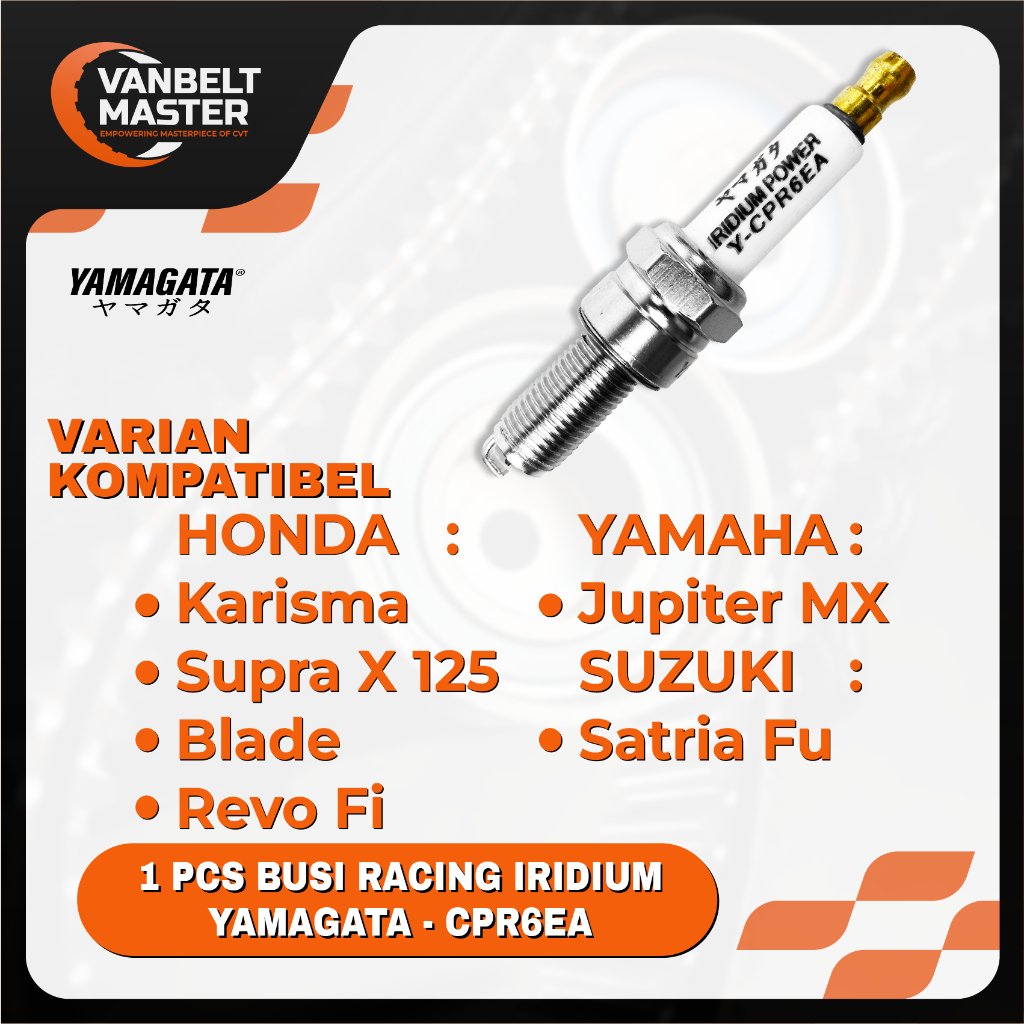 Yamagata Busi Spark Racing Honda Beat Vario Scoopy PCX Genio Deluxe Verza CB CBR ADV Karbu Fi ESP 110/125/150 CPR9EA - Gambar 4
