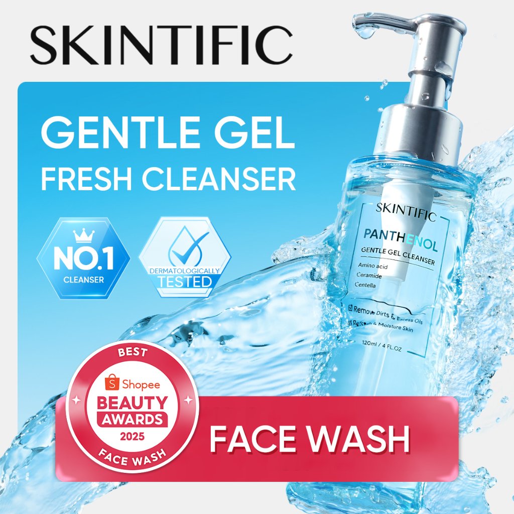 Skintific Panthenol Gel Cleanser 3pcs Bundle