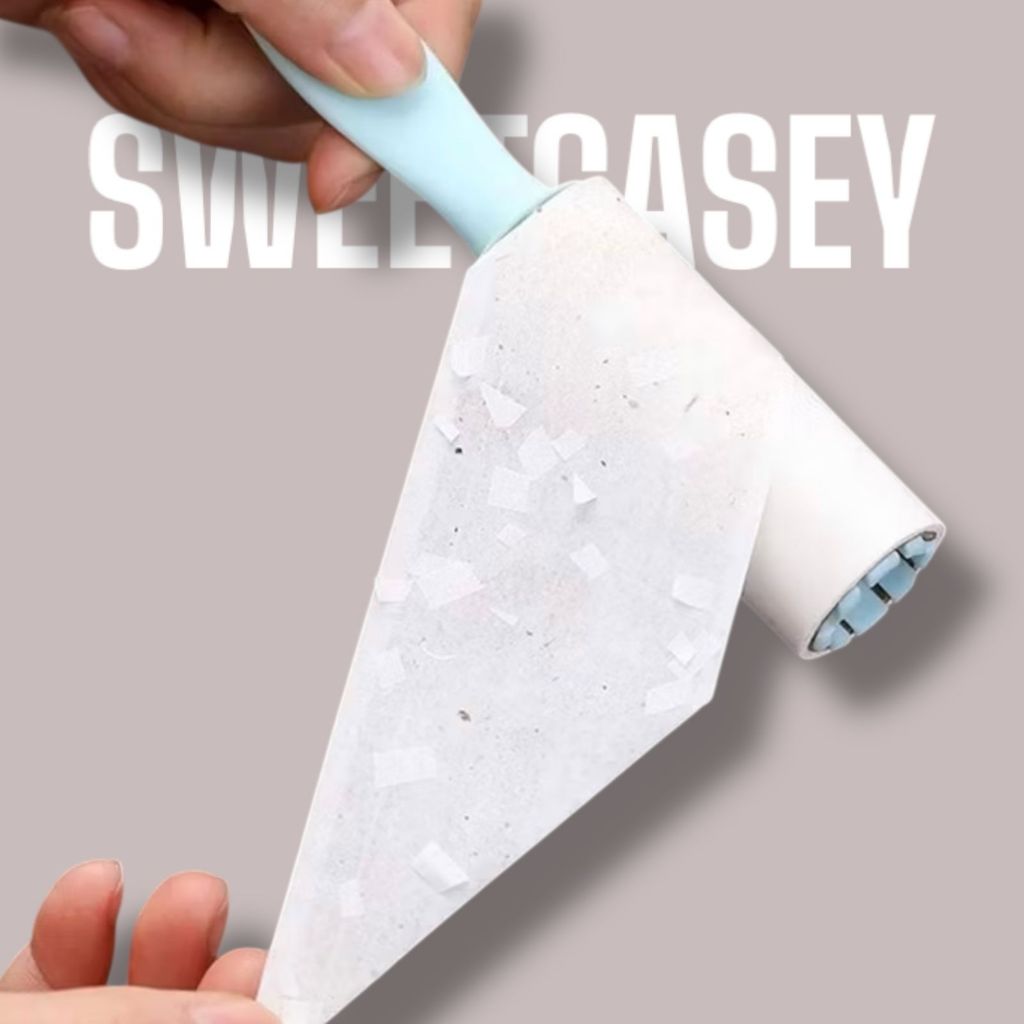 Sticky Lint Roller Motif Pembersih Debu Kotoran Bulu Hewan Multifungsi / Roll Bulu Kucing - Gambar 2