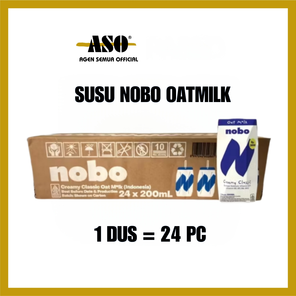 DUS SUSU OATSIDE NOBO oat milk creamy susu oat 200ml by oatside ( ISI 24 ) TERMURAH PROMO !!! - Gambar 4