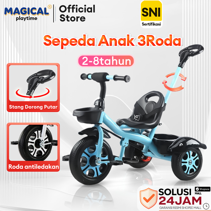 Magical Playtime 2in1 Sepeda Anak Roda 3 Lipat Aman