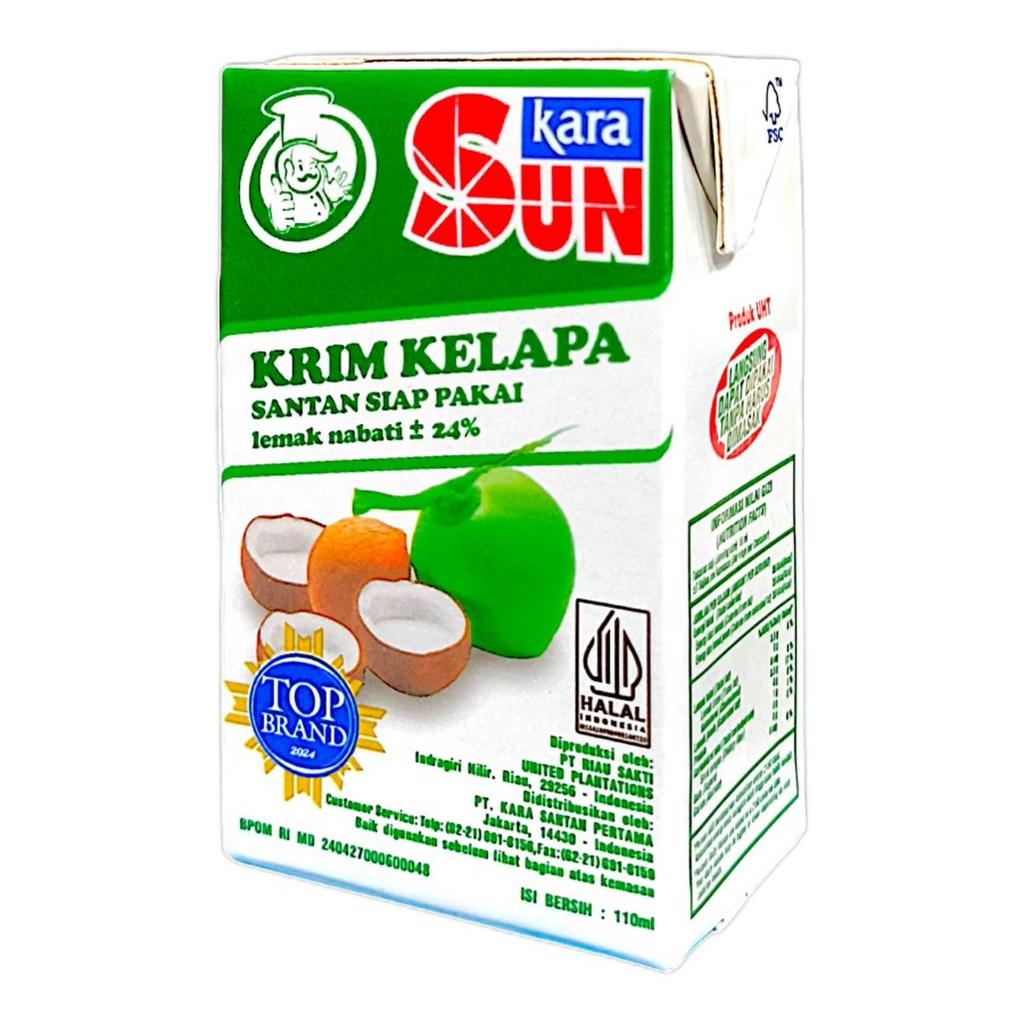 SUN KARA Santan Kelapa (Coconut Cream) 110mL