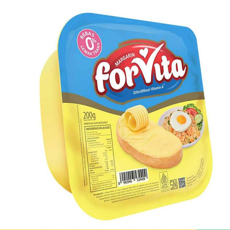 Forvita Margarine Tub 200 Gram