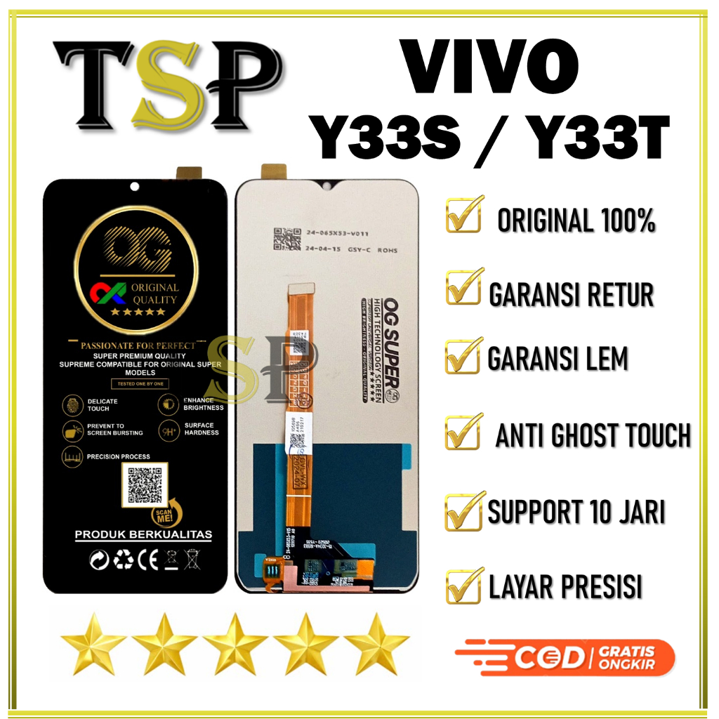 LCD TOUCHSCREEN VIVO Y33S / Y33T  ORIGINAL