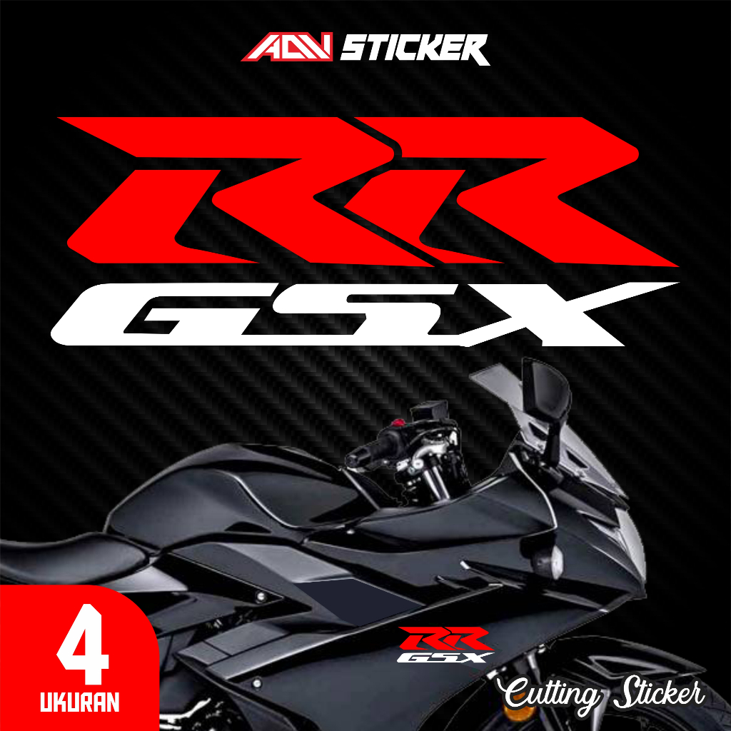 SUZUKI GSX RR Logo Cutting Sticker | Premium Motorcycle Cutting Sticker ...