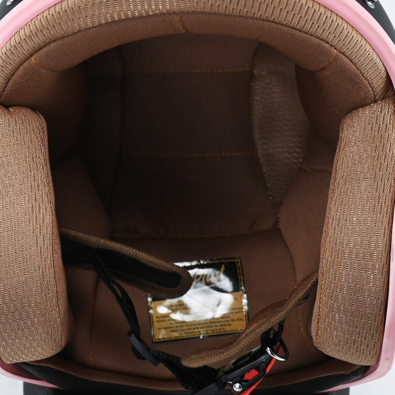 Helm Bipplast Vista Kaca Bubble Helem Bogo Cewek Aesthetic Wanita Hijab Kekinian Lucu Pastel Kaca Datar SNI - Gambar 4