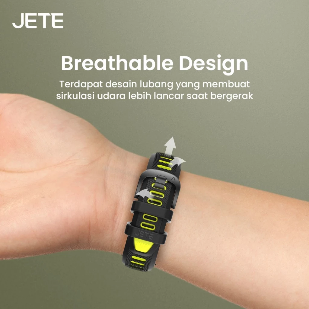 Strap Smartwatch JETE Strap 10 For Galaxy Watch Garmin Apple Huawei Quick Release 20mm 22mm Elastic Nylon Sport Replacement Band Bracelet Belt Wristband Accessories Tali Jam Tangan - Gambar 3