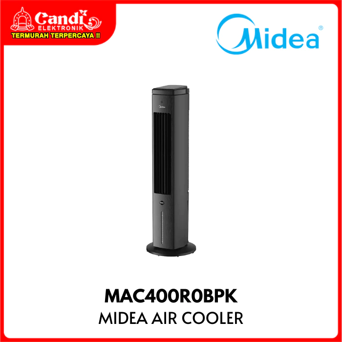 MIDEA Air Cooler Kapasitas Tangki 4 Liter Tower Fan MAC400R0BPK - Gambar 3