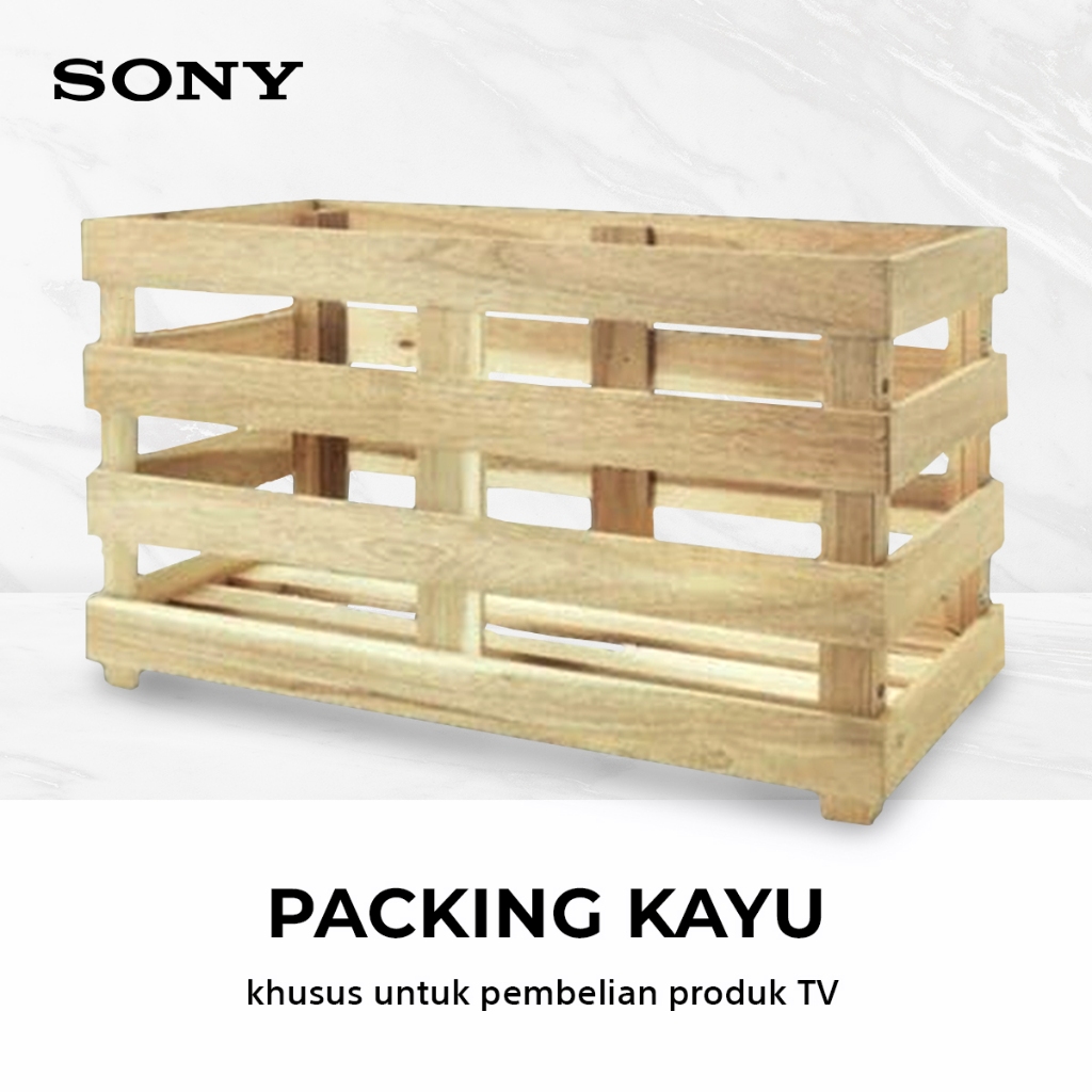 Tambahan Packing Kayu untuk TV