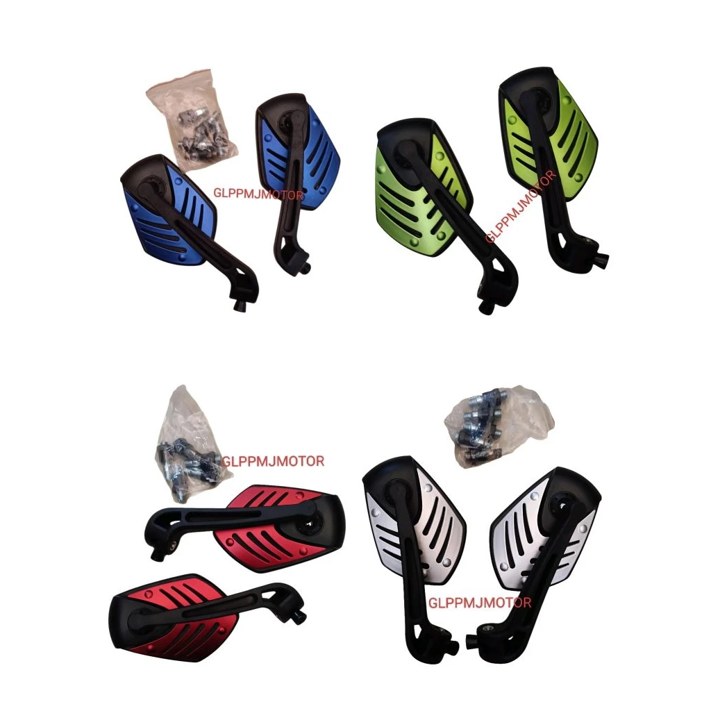 Spion Alevo Kaca Spion Arevo Koso Lipat Universal Untuk Semua Motor Beat Vario Mio Supra Karisma Revo Blade Vixion Cb 150r Tiger Megapro Verza Fu smash Shogun Batman Dll - Gambar 4