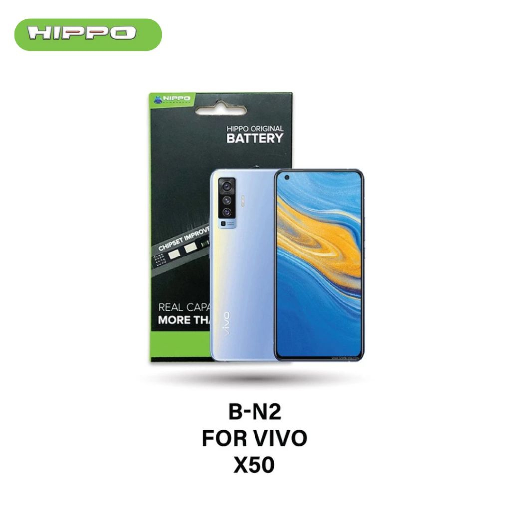 Hippo Baterai VIVO B-N2 VIVO X50 4200mAh Battery Batere Batrai Batre