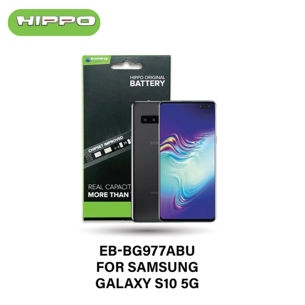 Hippo Baterai SAMSUNG G977 GALAXY S10 5G 4500mAh Battery Batere Batrai Batre Original Cell Garansi resmi