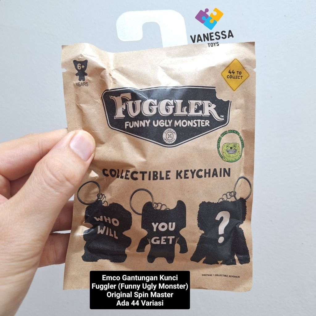 GANTUNGAN Emco Fuggler Keychain Original Spin Master Keychain with 44 ...
