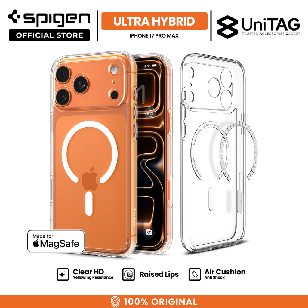 SPIGEN Special Live Case for iPhone 17 Pro Max Ultra Hybrid Magfit Clear Anti Shock Transparant Cover Casing