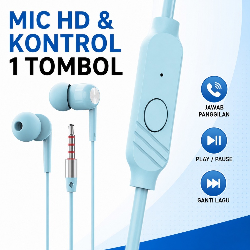 Handsfree / Earphone / Headset Roker Melody rk69k - Gambar 3