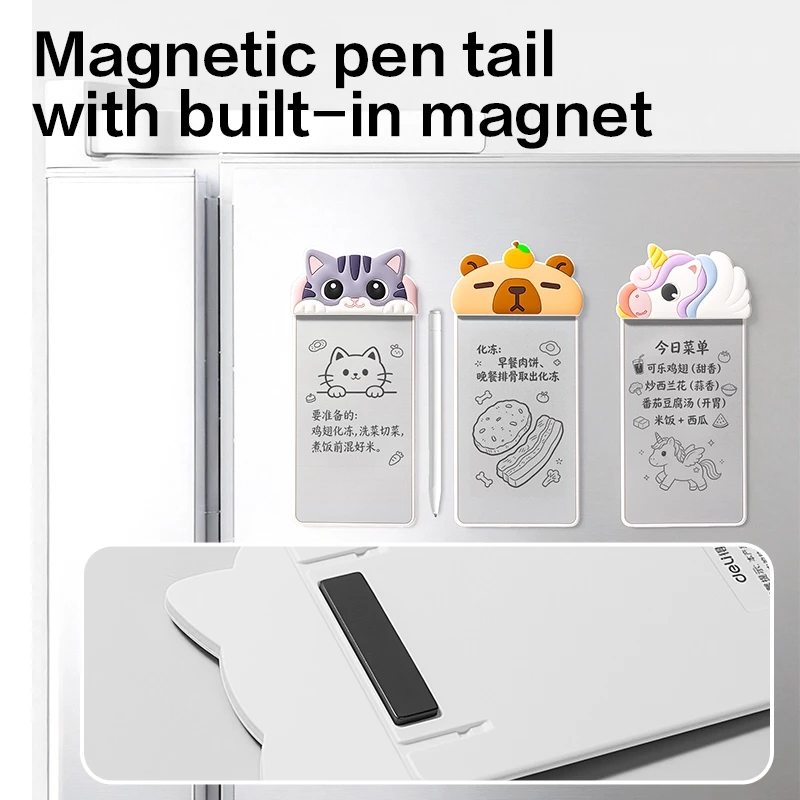 Deli Papan Tablet Tulis Anak / Inkless Writing Whiteboard Design Lucu 7.5 Inch MQ166 MQ167 - Gambar 2