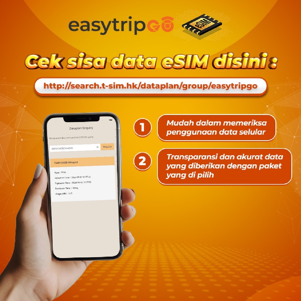 Easytripgo esim Laos Local Unlimited 5G 10-30GB Travel Data internet Langsung Aktif - Gambar 2