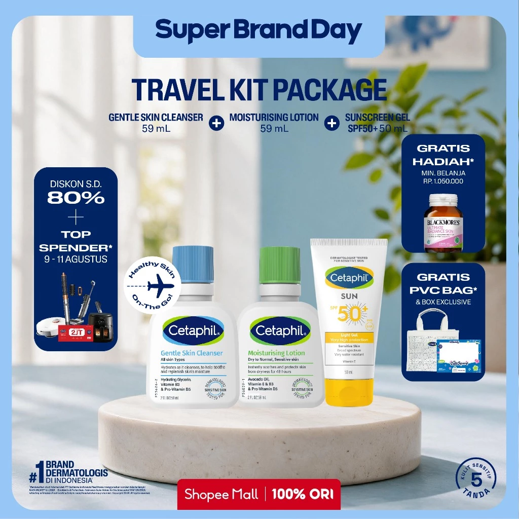 [CETASQUAD] Cetaphil Basic Travel Kit Package