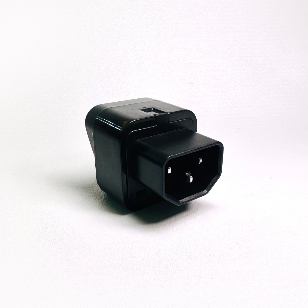 Prolink Adapter Converter Power Supply IEC 320 C14 Male to Female Universal Hitam CPU UPS - Gambar 3