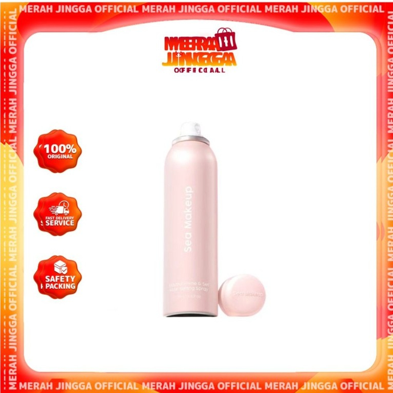 SEA MAKEUP Prime Acne Set Spray 100 ml / Merah Jingga Official