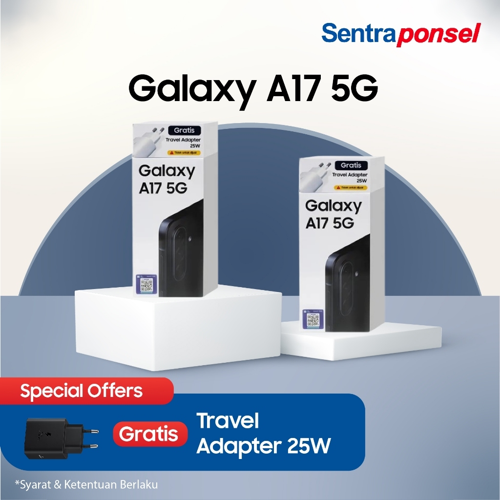 Galaxy A17 LTE / Galaxy A17 5G NFC 8/128GB 8GB/256GB Gratis Travel Adapter Samsung 25W - Garansi Resmi Samsung Indonesia - Gambar 2