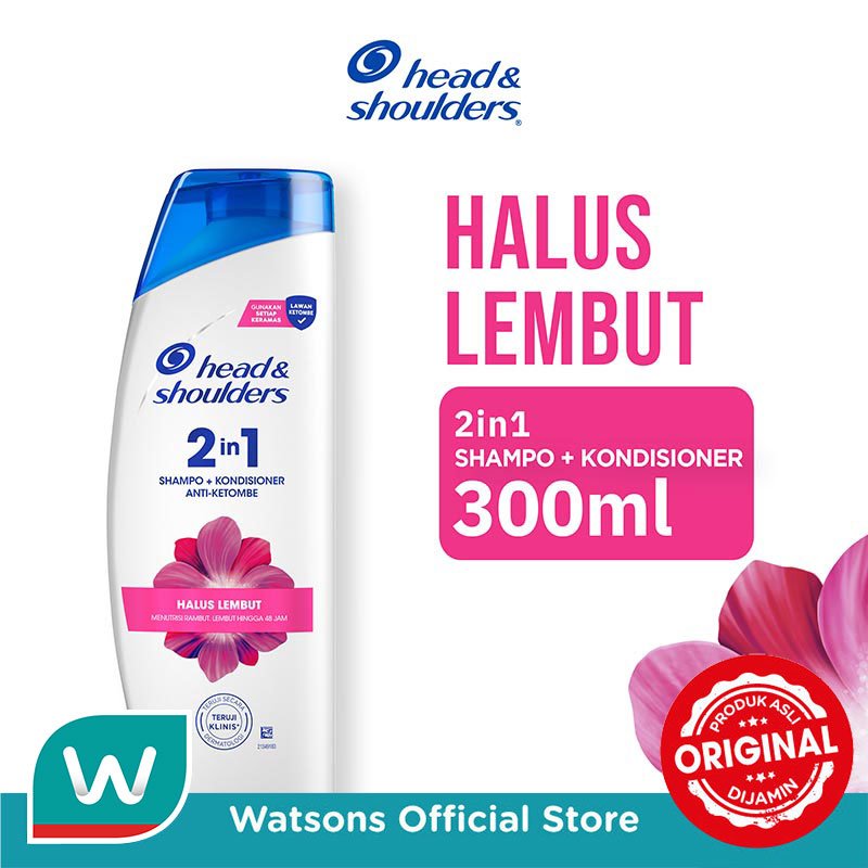 Head & Shoulders Shampoo 2-in-1 Varian Smooth and Silky 300ml
