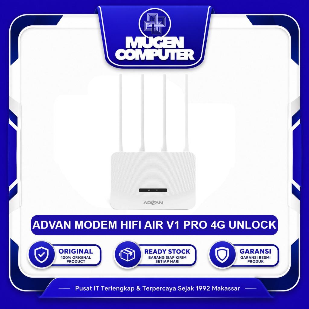 ADVAN V1 Pro Indosat HiFi Air Modem Router WiFi 4G LTE Free Quota 180GB ...