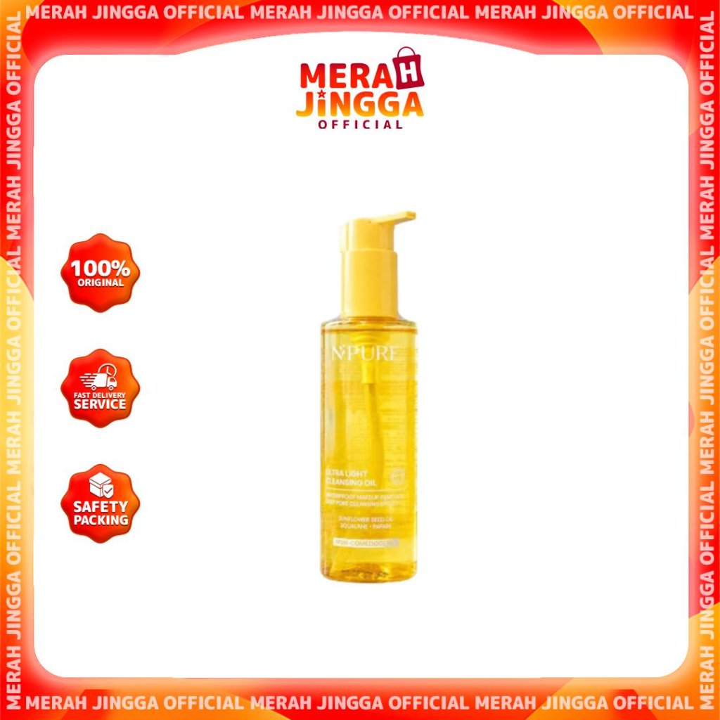 NPURE Power Ultra Light Cleansing Oil / Merah Jingga Official