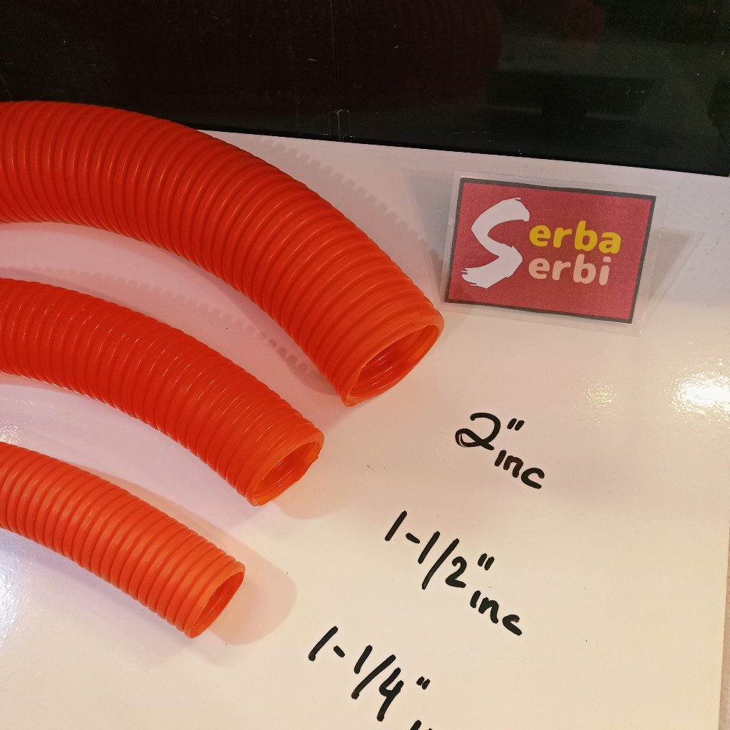 * ORANGE HOSE/METER 1-1/4 1-1/2 2"*Water pipe connection cable ...