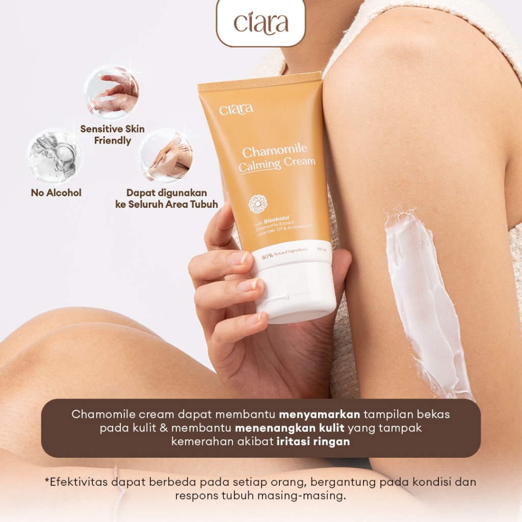 Ciara Chamomile Calming Cream / Bantu menjaga kelembapan & hidrasi kulit / Bantu mengurangi rasa tidak nyaman pada kulit - Gambar 2
