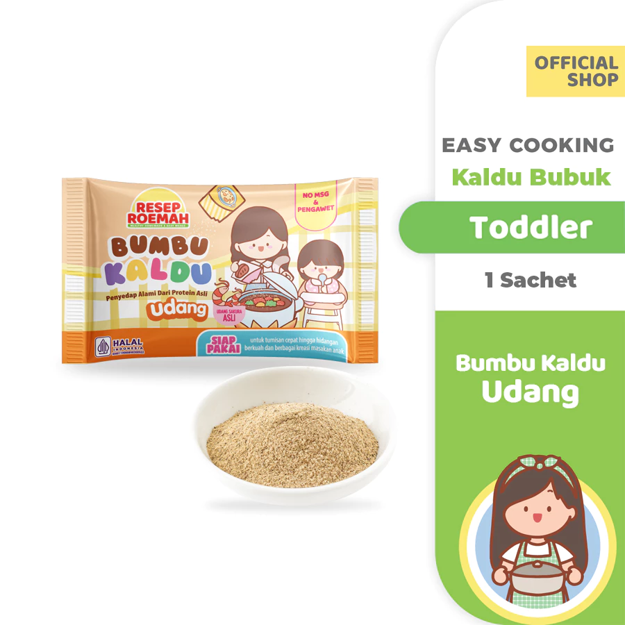 Resep Roemah Kaldu MPASI No MSG (Sachet) / Bumbu MPASI & Masakan Anak / Kaldu Daging Asli Dihaluskan / Varian Ayam, Wagyu, Salmon, Hati Ayam, Udang, Teri, Jamur / Tanpa MSG & Pengawet / Rasa Gurih Alami dari Daging Asli, Praktis untuk MPASI & Masakan Anak - Gambar 3