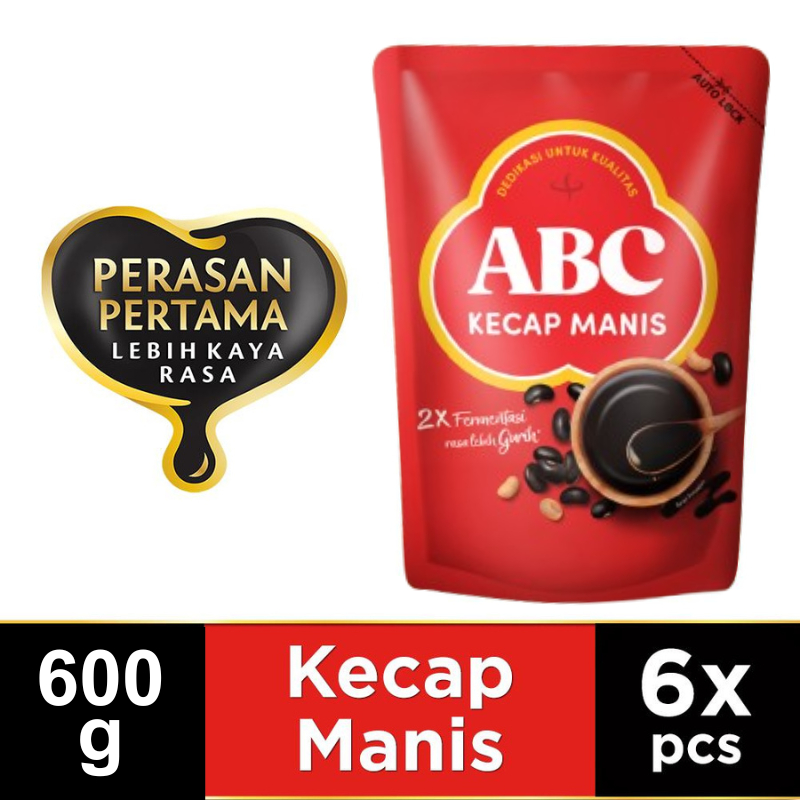 ABC Kecap Manis 600 gr - Multipack 6 pcs