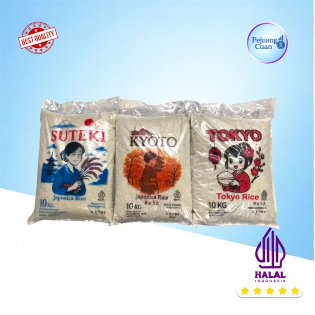 JAPANESE RICE VARIANTS 1 KG JAPONICA RICE/S HALAL RICE/S SUSHI RICE/S ...