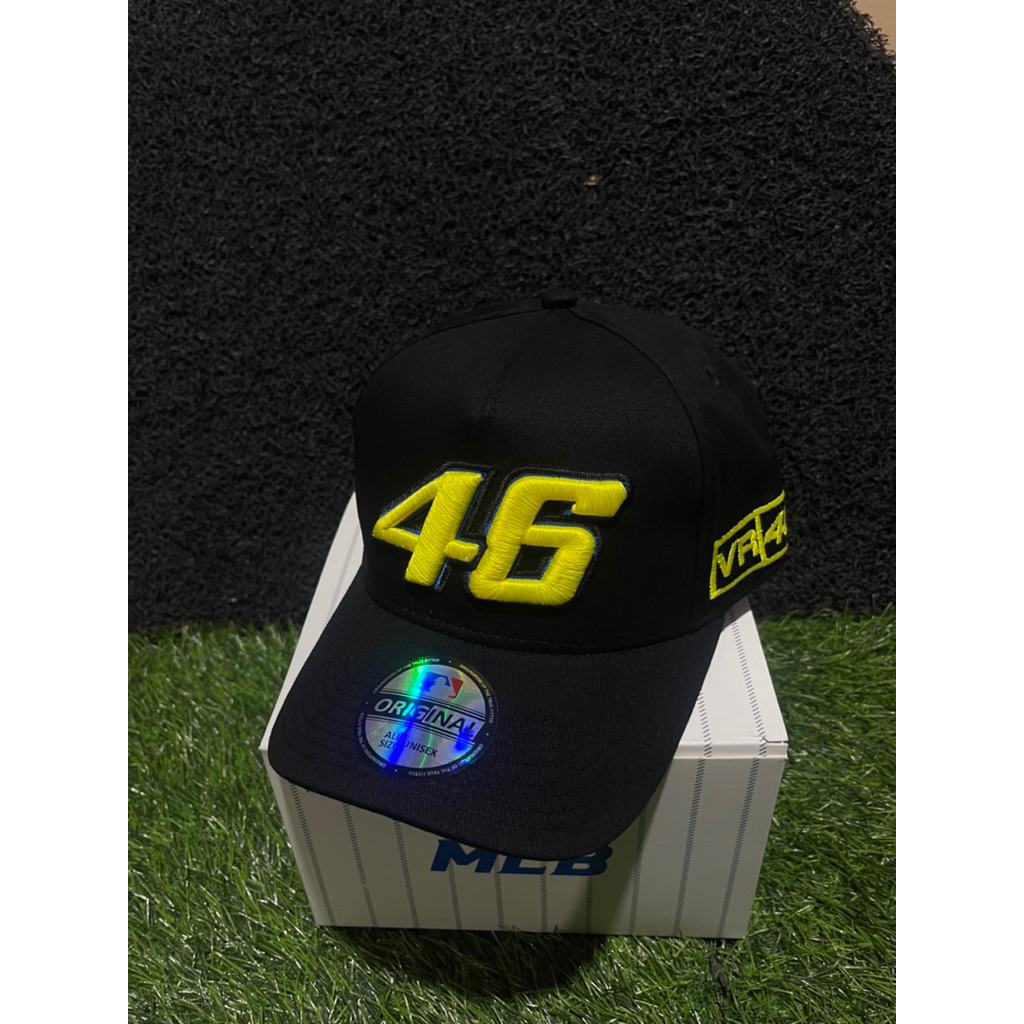 Premium Men's and Women's Hat with 46 Logo, New Stabilo, Black Material ...