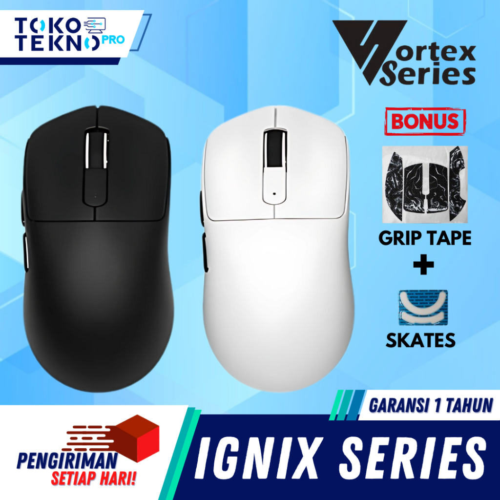 Vortexseries Vortex Ignix Series Wireless Gaming Mouse 3in1 Connection
