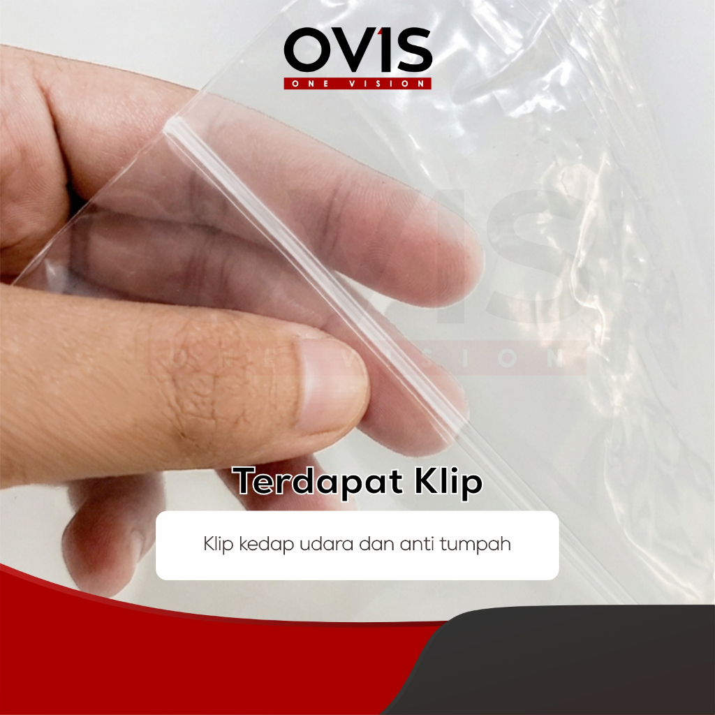 Plastik Klip Plong Pond Ziplock Zipper Lock Kantong Isi 100 Pcs - Gambar 4