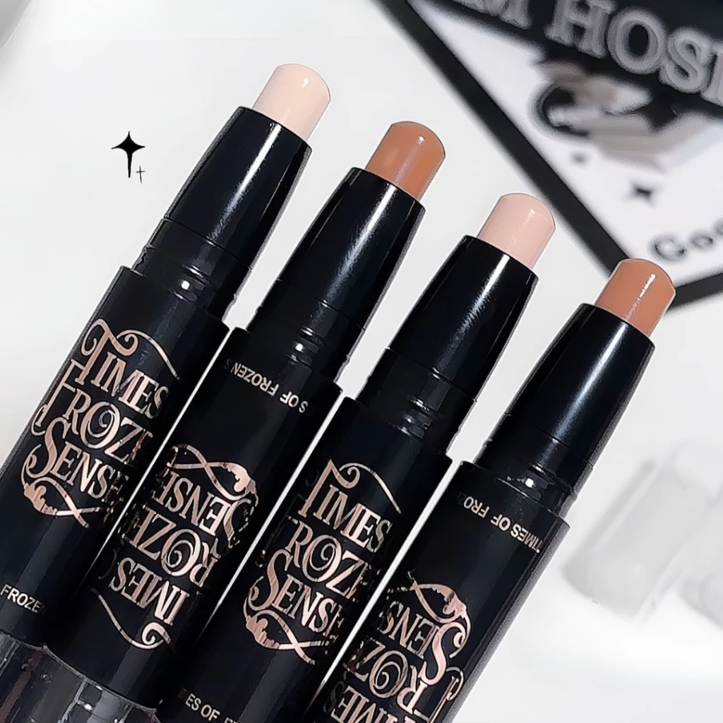 Contour Stick Double Ended 2 in 1 Highlight Contour Shading Hidung Waterproof Tahan Lama Wajah Murah 105 9128 - Gambar 4