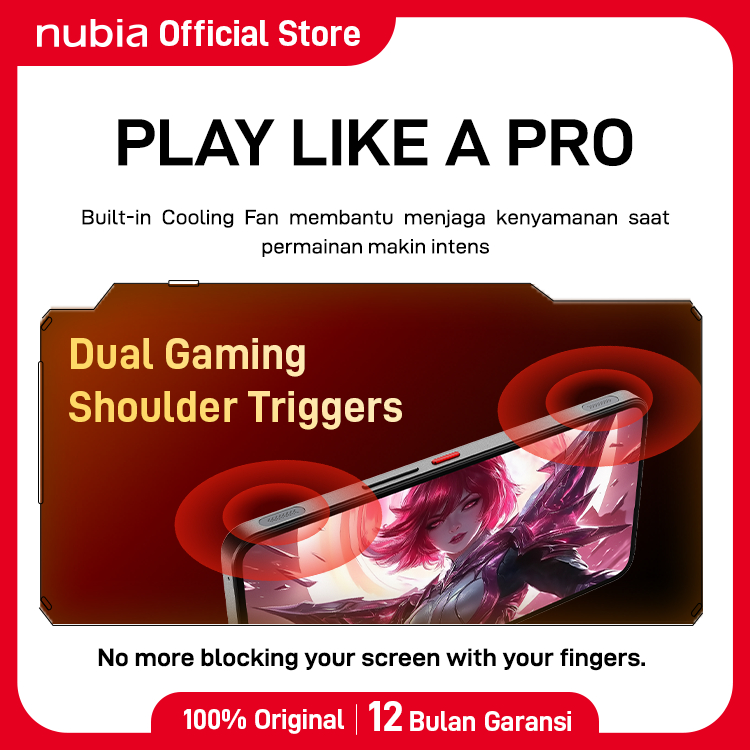 HP Gaming nubia Neo 3 GT 5G RAM 20 GB (8 +12 GB) + ROM 256 GB 6000mAH Super Fast Charging 80W Garansi Resmi - Gambar 3