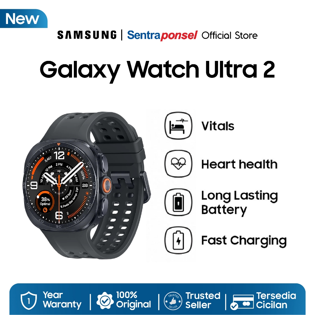 Samsung Watch Ultra 2 47mm Qualcomm SW6100 (5-core, 3nm) 800mAh 64GB / Garansi Resmi SEIN 1 Tahun
